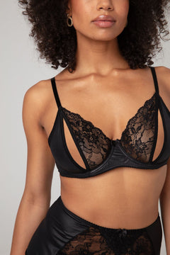 Christine - Wetlook bra set Vesper