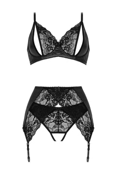 Christine - Wetlook bra set Vesper