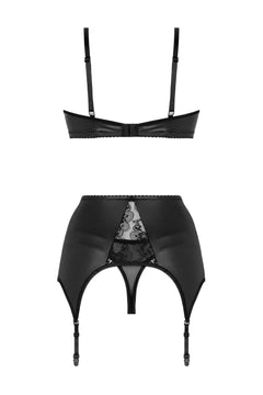 Christine - Wetlook bra set Vesper