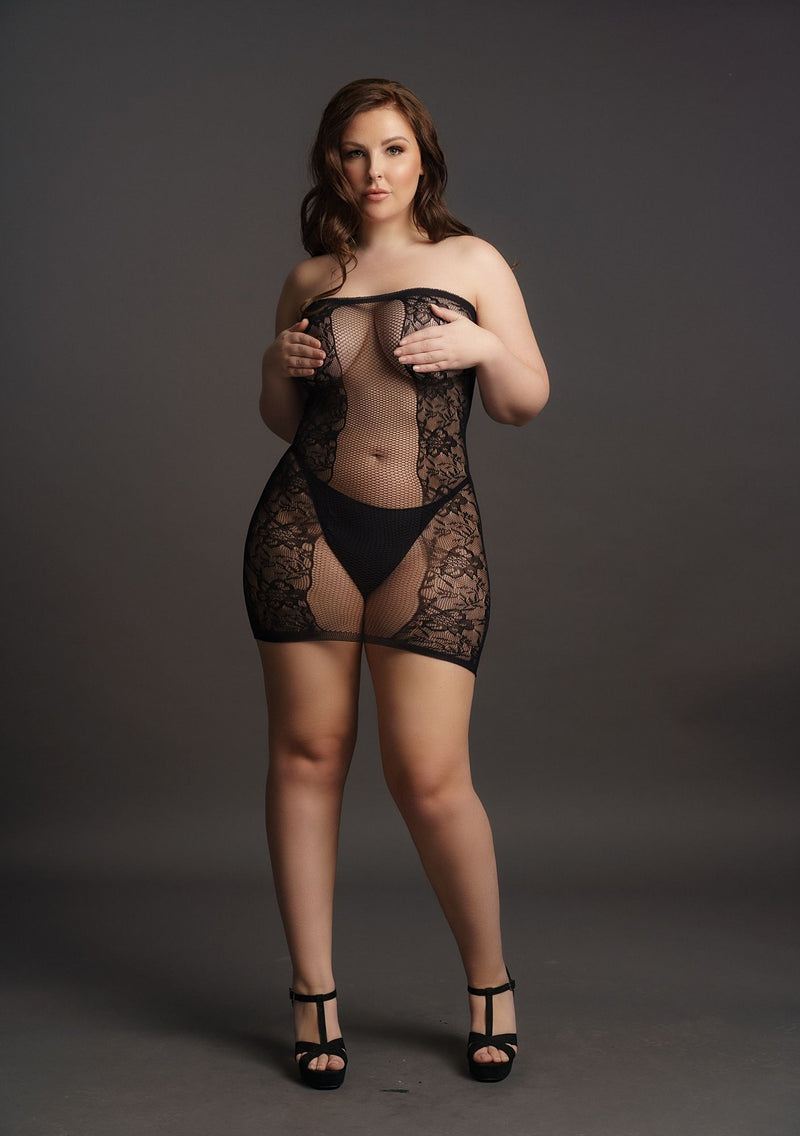 Strapless Mini Dress Curvy