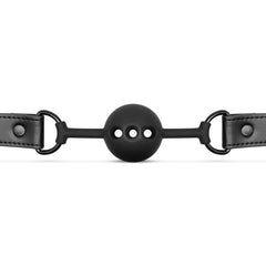 Breathable Silicone Ball Gag - Black