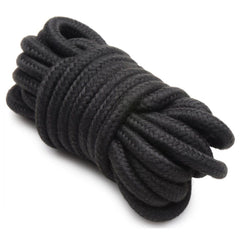 Hook Up 10-Piece Plush Bondage Set - Black