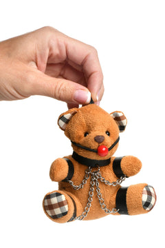 Master Series - Gagged Teddy Bear Keychain