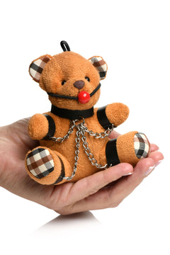 Master Series - Gagged Teddy Bear Keychain