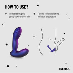 Hueman - Tapping Butt Plug