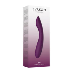 SVAKOM - AMY 2 G-Spot & Clitoral Vibrator - Violet