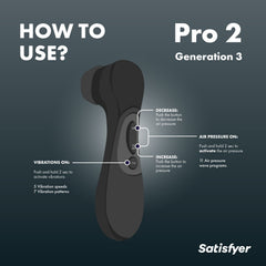 Satisfyer Pro 2 Generation 3 - Black