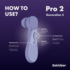 Satisfyer Pro 2 Generation 3 - Lilac