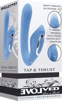 Evolved - Tap and Trust Vibrator - Light Blue