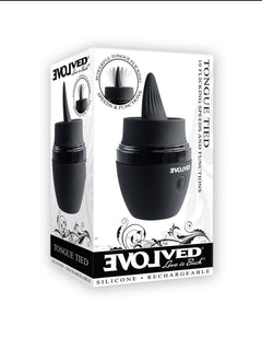 Evolved - Tongue Tied Vibrator - Black