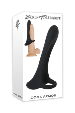 Evolved - Cock Armor Vibrating Cockring - Black