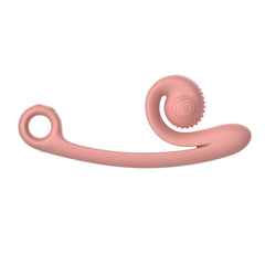 Snail Vibe Curve Duo Vibrator - Peachy Pink