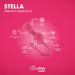 EasyConnect - Vibrating Kegel Balls Stella app-controlled