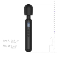 BLAQ - Digital Wand Vibrator - Black