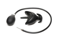 Inflatable Silicone Anal Plug - Black