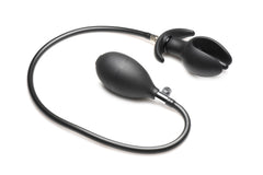 Inflatable Silicone Anal Plug - Black