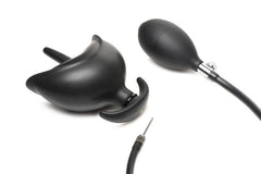 Inflatable Silicone Anal Plug - Black