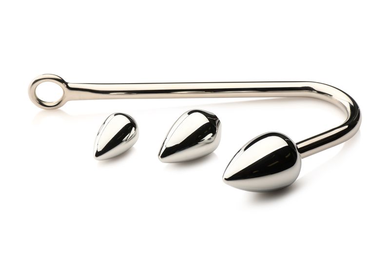 Master Series - Anal Hook Trainer Set - Silver