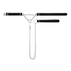 Bedroom Fantasies - Collar with Chain - Silver