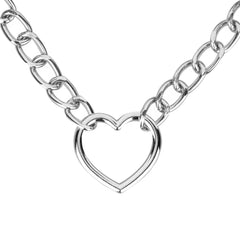 Bedroom Fantasies - Collar with Chain - Silver
