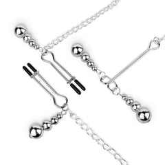 Bedroom Fantasies - Nipple and Clitoris Clamps - Silver