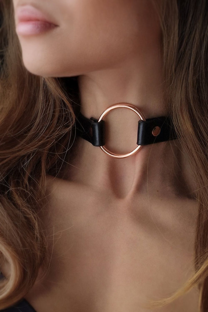 Rosy Gold - Choker - Black