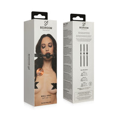 Bedroom Fantasies - Set of 3 Ball Gags - Black