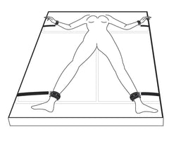Bedroom Fantasies - Silver Moon Fantasy Play Kit - Bed restraint