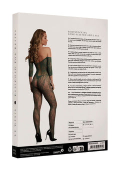 Catsuit With Long Sleeves - Green
