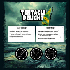 Mythical Mates - Tentacle Delight Green & Yellow - 20 cm