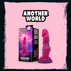 Mythical Mates - Another World Dildo Pink & Purple - 22.4 cm