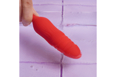 Teazers – Rose Thrusting Dildo Vibrator – Red