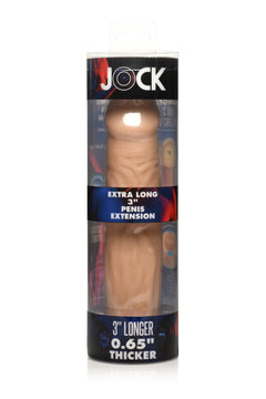 JOCK Extra Long Penis Sleeve 3'' - Beige