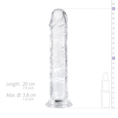 Jelly Dildo without balls - 18 cm