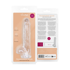 Jelly Dildo with Balls - 15 cm