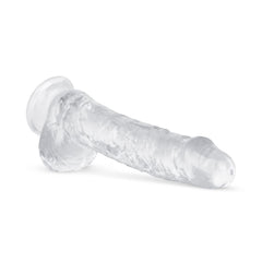 Jelly Dildo with Balls - 15 cm