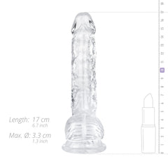 Jelly Dildo with Balls - 15 cm