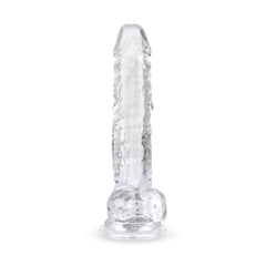 Jelly Dildo with Balls - 17 cm