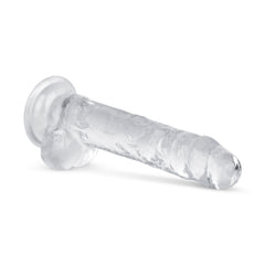 Jelly Dildo with Balls - 17 cm