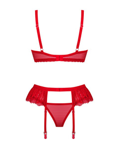 Obsessive - Chilisa Three-Piece Set - Red
