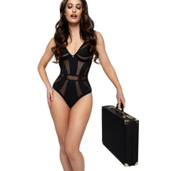 Bedroom Fantasies - Bondage Suitcase 13 Pcs - PU Leather