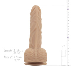 Real Fantasy - Ethan Heating Vibrating Dildo - 19 cm
