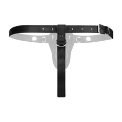Easytoys Fetish - Double-Sided Strap-On Dildo - Black