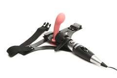 XR Brands - Thunder Strap Wand Thigh Harness - Black
