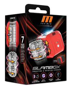 Blush Novelties - SlamBox Masturbator - Red/Black