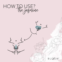 Bloom - The Jasmine C-Shaped Vibrator - Swipe Technology