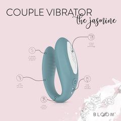 Bloom - The Jasmine C-Shaped Vibrator - Swipe Technology