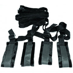 Sportsheets – S&M Bed Bondage Restraint Kit – Black