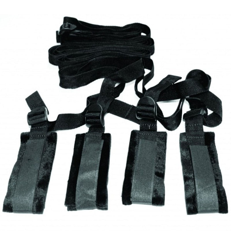 Sportsheets – S&M Bed Bondage Restraint Kit – Black