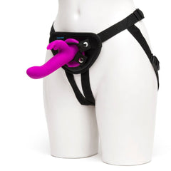 Happy Rabbit – Vibrating Strap-On Harness Set – Magenta